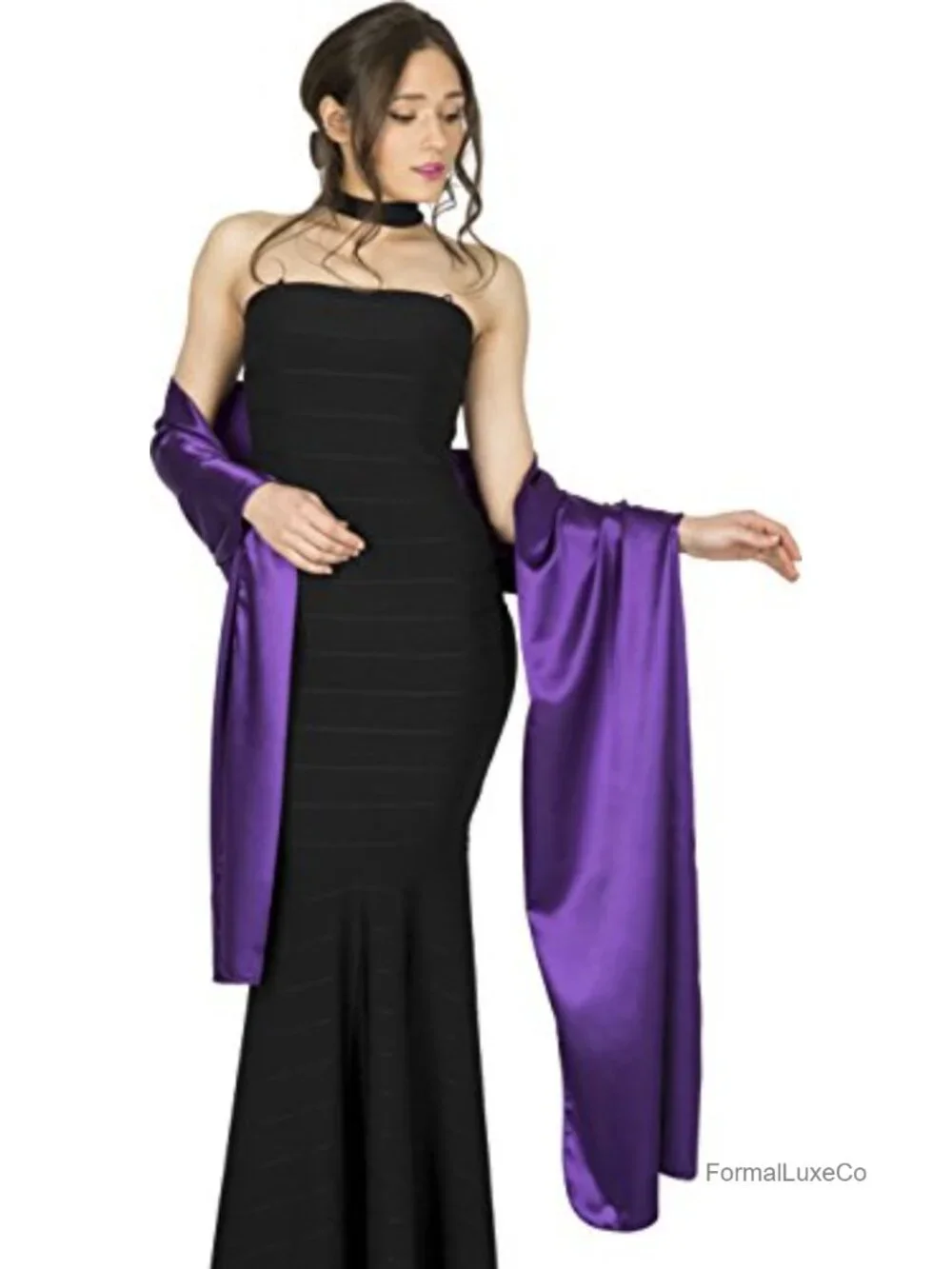 Satin Shawl Bridesmaid Wedding Wrap Scarf